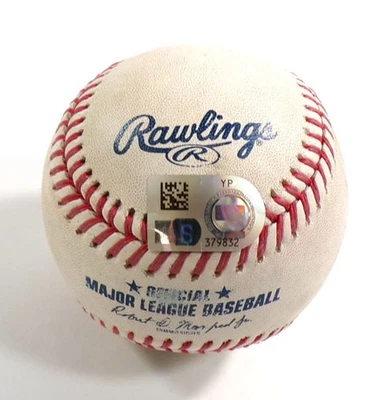 9-17-24 D-Backs @ Rockies Game Used Baseball Luis Guillorme Walk Felter - Image 1 of 3