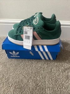 Adidas Campus 00s. JQ2689. UK Größe 5. Box mit Deckel. Neu Mit Etikett’s Grün/Rosa - Bild 1 von 17