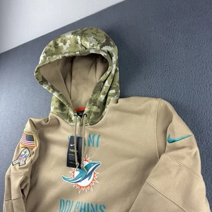 Nike Miami Dolphins Hoodie Herren L braun Salute To Service Pullover NFL Camo NEU - Bild 1 von 15