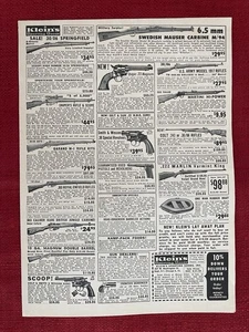 Vintage 1959 Klein’s Sporting Goods Print Ad 74th Annual Summer Sale Ad - Picture 1 of 3