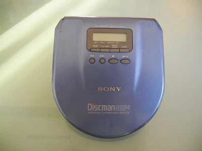 Sony Discman ESP2, blau, D-E555 mit Original Netzteil, Kopfhörer, Anltg., Tasche - Bild 1 von 4