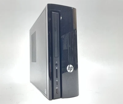 HP Slimline Desktop 270-p026 i5-7500 3.40GHz 8GB 240GB SSD Win10P WIFI HD7750 PC - Image 1 of 4