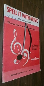 Spell It With Music de Georges Bermont (principiante) 1964 PB piano, naranja y guitarra - Imagen 1 de 6