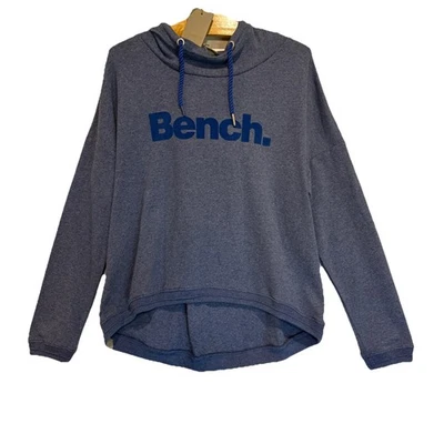 Bench Hoodie Womens Blue Pullover Hoodie Sweatshirt Relaxed Casual Urban - Image 1 of 4