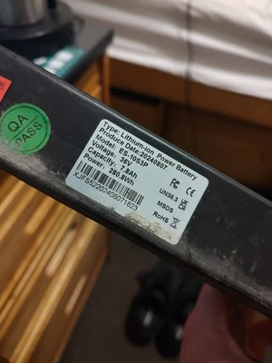 Lithium-Ion ES-10S3P 36V 7.8 Ah (≈ 280 Wh) Battery Pack - SOLD AS IS - Image 1 of 4