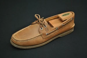 Sperry Top Sider Schuhe Deck Boot hellbraun braun Leder Herren 10,5 M 61601 - Bild 1 von 8