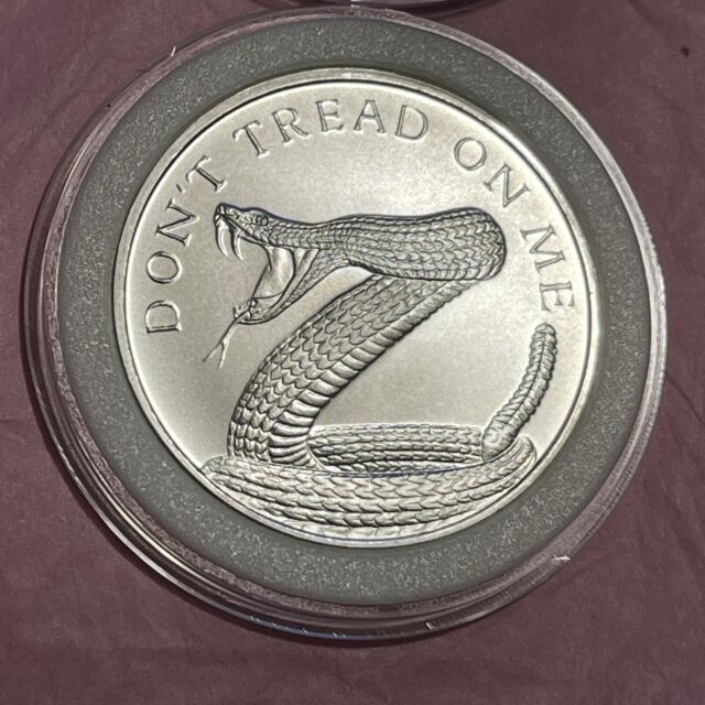 Dont Tread ON ME Coin Indiana Silver Bullion Bar & Round for sale