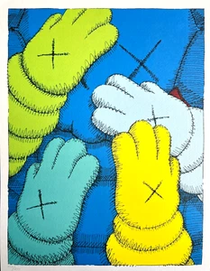 Kaws Lithograph Mori Art Museum COA Original Numbered Limited Edition 200 Ex - Picture 1 of 10