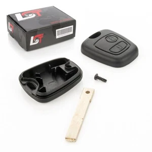 Chiave di Scorta Radio Chiave - Alloggiamento Con Anello per Citroen Modelle - Picture 1 of 10