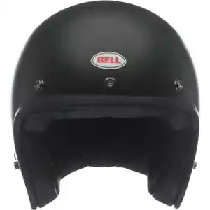 CASCO JET MOTO BELL CUSTOM 500 VINTAGE MONO COLORE NERO OPACO - MATTE BLACK - Picture 1 of 6