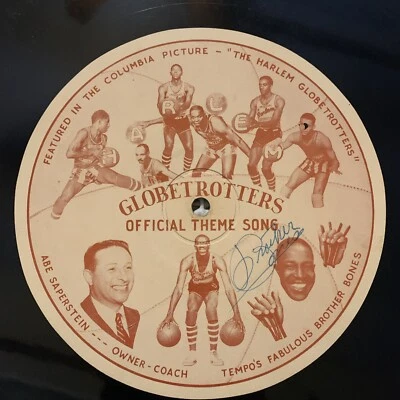 Autographed Brother Bones Sweet Georgia Brown Theme PTR652 Harlem Globetrotters - Image 1 of 4