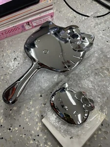 Hello Kitty Vanity Hand Held Mirror And Compact Mirror LIMITED EDITION - Picture 1 of 6