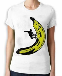 Banana Skateboarder Donna T-Shirt - Skateboard Abbigliamento Maglietta