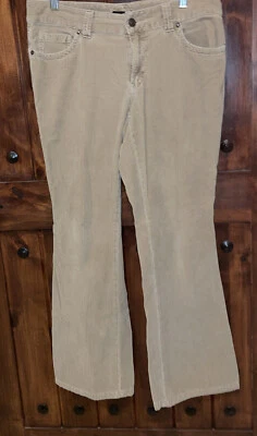 A.N.A вельветовые брюки джинсы размер 10 изогнутый расклешенный светло-коричневый винтажный стиль - Изображение 1 из 4