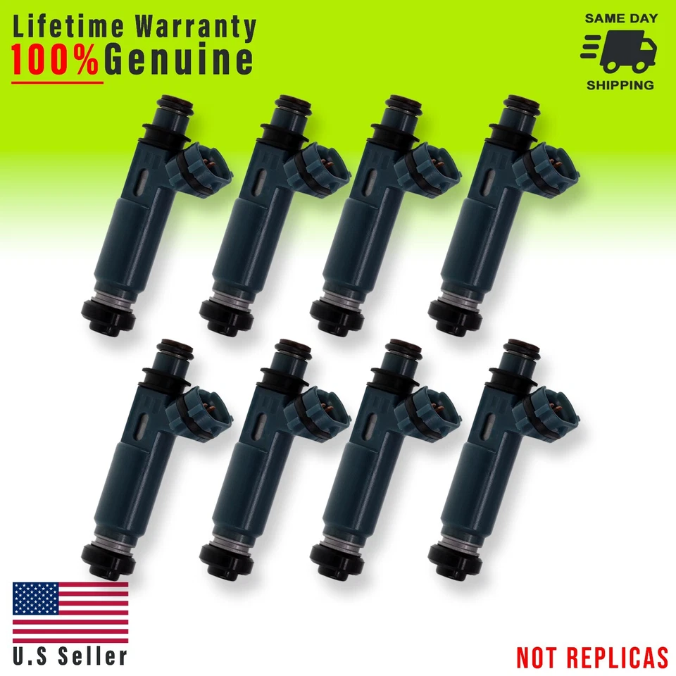 Inyectores de combustible X8 OEM Denso 4,7 L V8 23250-50040 Toyota 4Runner 2003-2004 Foto 1 de 1