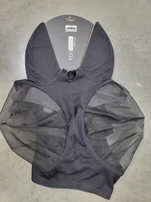 Máscara antimoscas de malla fina Eskadron Comfort Fit negra COMPLETA Foto 1 de 4