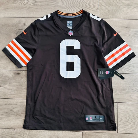 Nike Vapor Elite Cleveland Browns Baker Mayfield Jersey Size Large NEW! Cover