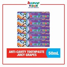 Hapee Kiddie Anti-Cavity Toothpaste Juicy Grapes(Set of 5)