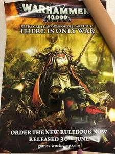 Games Workshop Warhammer 40000 40k 6th Edition Release Poster - Picture 1 of 1
