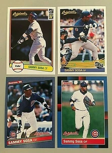 Lote de 4 originales Sammy Sosa 2002 Donruss - Imagen 1 de 1