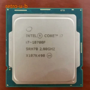 Intel Core i7-10700F LGA-1200 CPU Processor Eight Core 2.9GHz Desktop - Picture 1 of 1