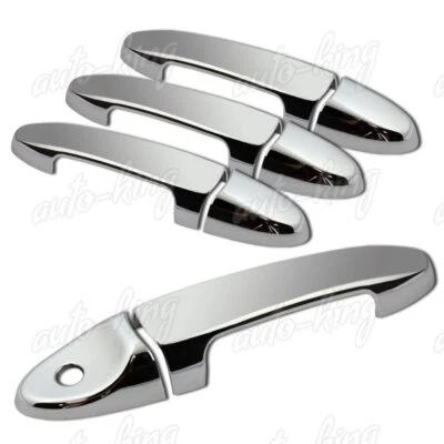 MIRROR CHROME DOOR HANDLE COVER CAPS TRIM KIT 8-PCS FIT 08-11 MAZDA TRIBUTE - Image 1 of 3