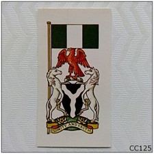 Brooke Bond Flags And Emblems Of The World #11 Nigeria Tea Card (CC125)