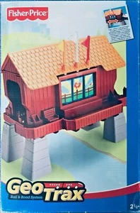 Fisher Price GeoTrax Rail Road System puente cubierto Geo Trax raro NUEVO - Imagen 1 de 3
