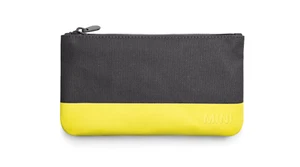 MINI Pouch Small Colour Block nero/giallo/stuccio borsa trucco - Foto 1 di 1