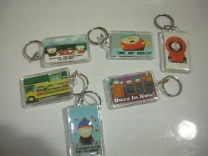 LOTE DE 6 LLAVEROS SOUTH PARK VINTAGE ERA 1998 KENNY - Imagen 1 de 3
