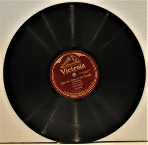 EVAN WILLIAMS "Open The Gates Of The Temple"  78 RPM  One Sided   Victrola 74198 - Picture 1 of 2