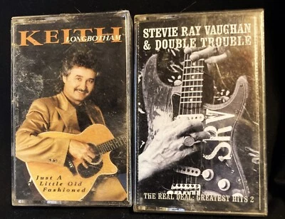Cassettes Keith Longbotham-Old Fashioned /Stevie Ray Vaughn Double Trouble - Image 1 of 4