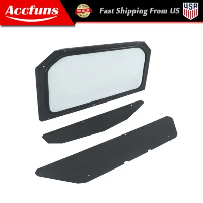 Full Glass Windshield W/O wiper For 17-24 Can-Am Maverick X3 XDS XRS- UV Protect Foto 1 de 4