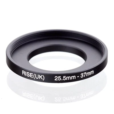 RISE(UK) 25.5mm-37mm 25.5-37 mm Step Up Ring Filter Adapter black 25.5-37 - Image 1 of 3