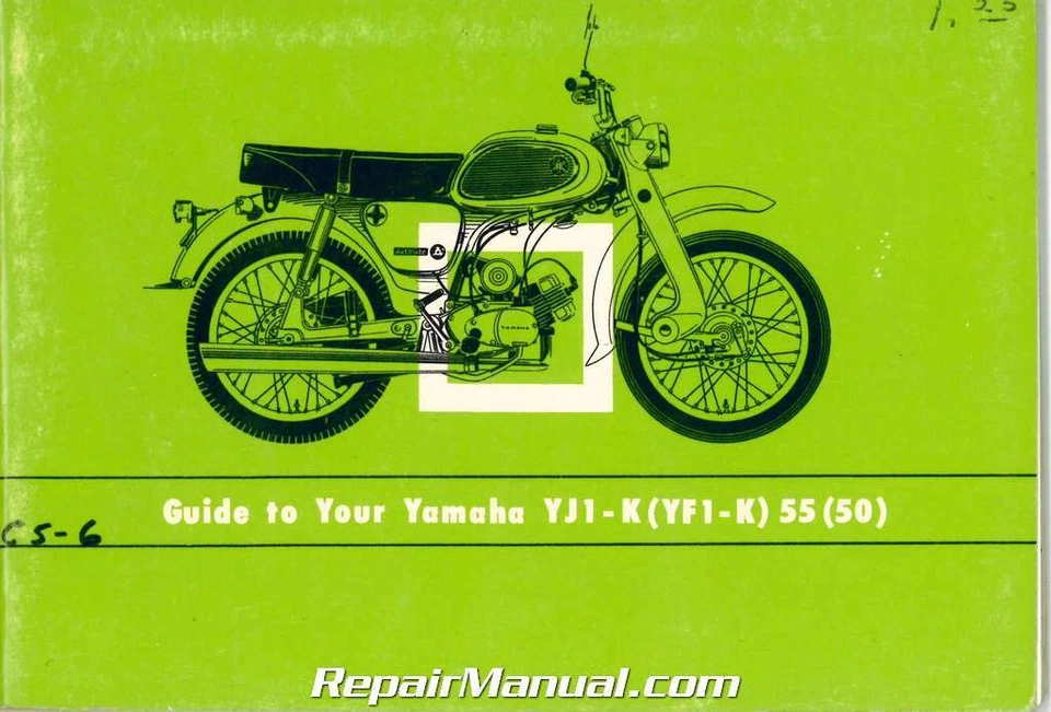 1965 Yamaha YJ1-K (55cc) 1965 Yamaha YF1-K (50cc) Owners Manual - Изображение 1 из 1
