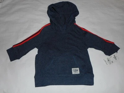 OSHKOSH BEBÉ NIÑO LIGERO SUDADERA CON CAPUCHA SUÉTER CAMISA - TALLA 6 MESES - NUEVO Foto 1 de 4