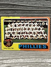 1975 Topps Baseball Philadelphia Phillies Team Card #46 Vintage MLB Card READ