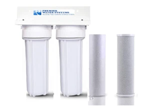 PREMIER 2 Stage Drinking Water Filtration System with Sediment & Carbon Filters - Picture 1 of 1