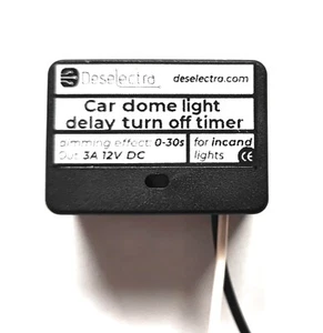 Car dome interior light delay switch module with dimming effect, 1-30 sec 3A 12V - Picture 1 of 9