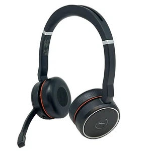 Jabra Evolve 75 Wireless Stereo On Ear Kopfhörer Headset Mikrofon USB Bluetooth - Bild 1 von 9