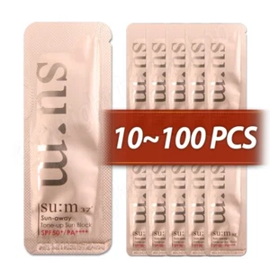 SU:M37 Sun-away Tone-up Sun Block SPF50+/PA++++ 10~100pcs SUM37 - Picture 1 of 9