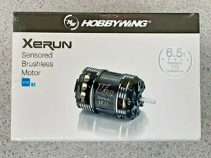Hobbywing Xerun V10 G3 Competition Modified Brushless Motor 6.5T 30401109 New!! - Picture 1 of 4