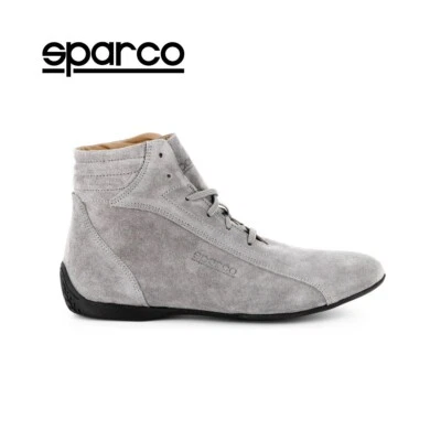NEW Sparco Mens Monza GP Grey Suede Motor Sport Racing Driving Shoes Sale - image 1 of 4