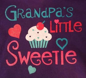 My Baby's 1st First Grandpa's Sweetie Xmas Christmas One Piece Romper NB-24 Mos - Picture 1 of 31