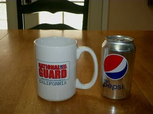 CALIFORNIA NATIONAL GUARD, Jumbo Sized, Ceramic Coffee Mug / Cup, #1980's yrs. - Picture 1 of 8
