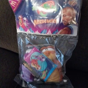 VTG 1996 McDonald's Space Jam Plush Nerdlucks New Still In Package - Picture 1 of 5