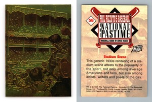 Stadium Scene #56 Phil Rizzuto's Baseball 1995 Comic Images Trading Card