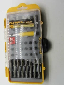 OLYMPIA Tools 32 Piece Nut & Screwdriver Bits Set # 588 910 - Picture 1 of 8