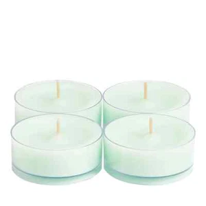 Partylite 2 box- 8 Green CITRONELLA MINT EXTRA LARGE Glolite Tealights Candles - Picture 1 of 1