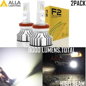 Alla Lighting LED H9 Headlight Bulb White High Lumen High Quality 2 Yr Warranty - Picture 1 of 10